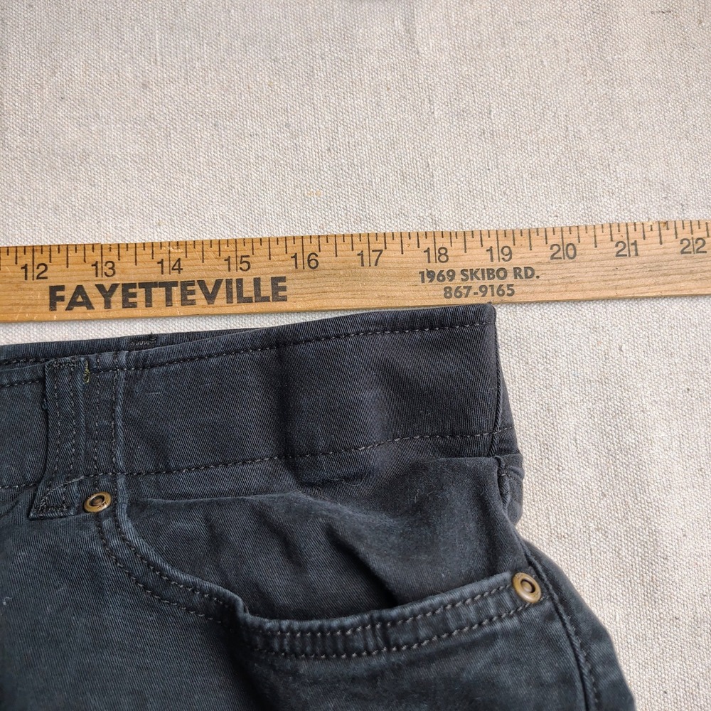 Lee Mens 38x32 Slim Straight Pants Black Stretch Cotton Gorpcore Minimalist - Picture 7 of 9